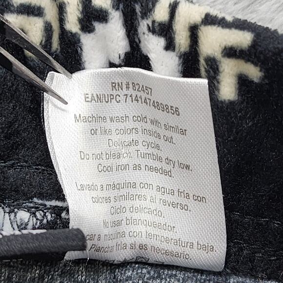 Disney Nightmare Before Christmas Pajama Pants Womens L Black Jack Skellington - Picture 5 of 10